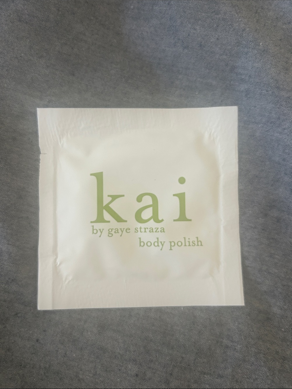 kai 1-Mini Body Polish Sealed Packet / New Never Used / Authentic / Made in USA